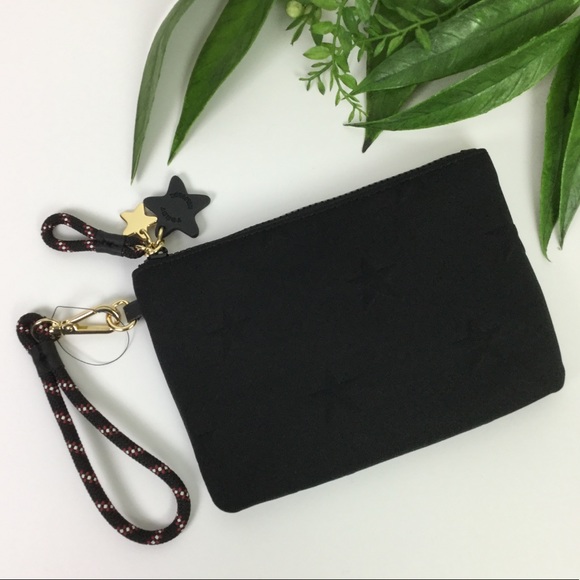 Tommy Hilfiger Handbags - Tommy Hilfiger Stars Neoprene Wristlet Bla…